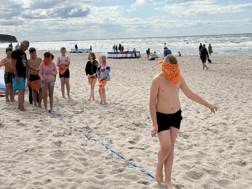 Obóz STE Międzywodzie 2022 - Pasowanie dzieci na "Wilka Morskiego" - 01