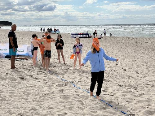 Obóz STE Międzywodzie 2022 - Pasowanie dzieci na "Wilka Morskiego" - 04