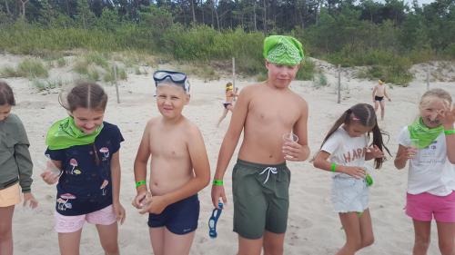 Obóz STE Międzywodzie 2022 - Pasowanie dzieci na "Wilka Morskiego" - 24