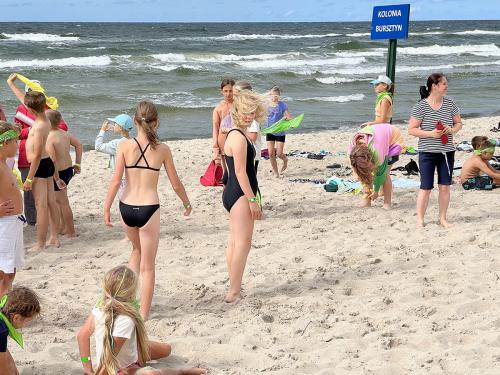 Obóz STE Międzywodzie 2022 - Pasowanie dzieci na "Wilka Morskiego" - 27