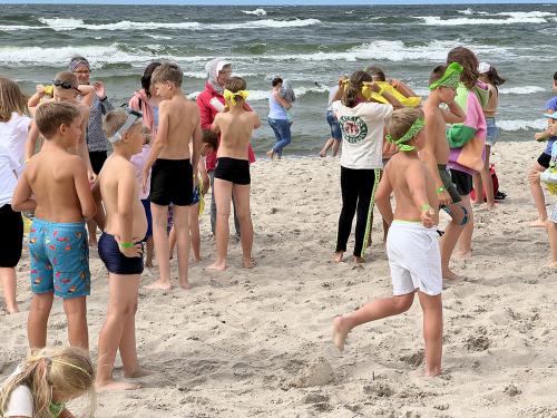 Obóz STE Międzywodzie 2022 - Pasowanie dzieci na "Wilka Morskiego" - 28